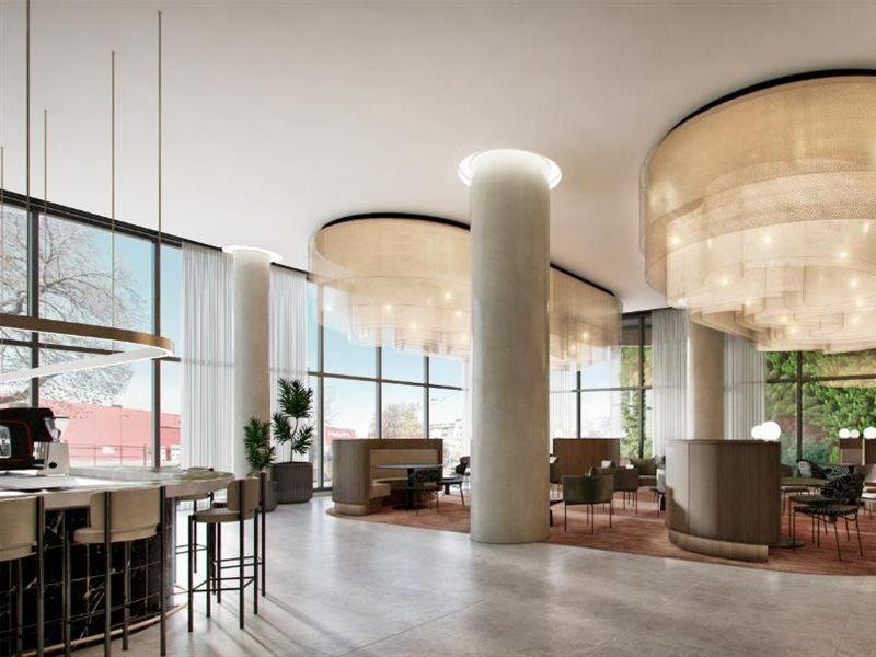 Oakwood Premier Melbourne Aparthotel Exterior foto The lobby of the hotel