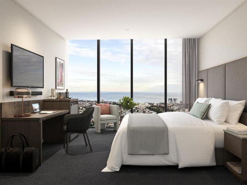 Oakwood Premier Melbourne Aparthotel Exterior foto A typical guest room