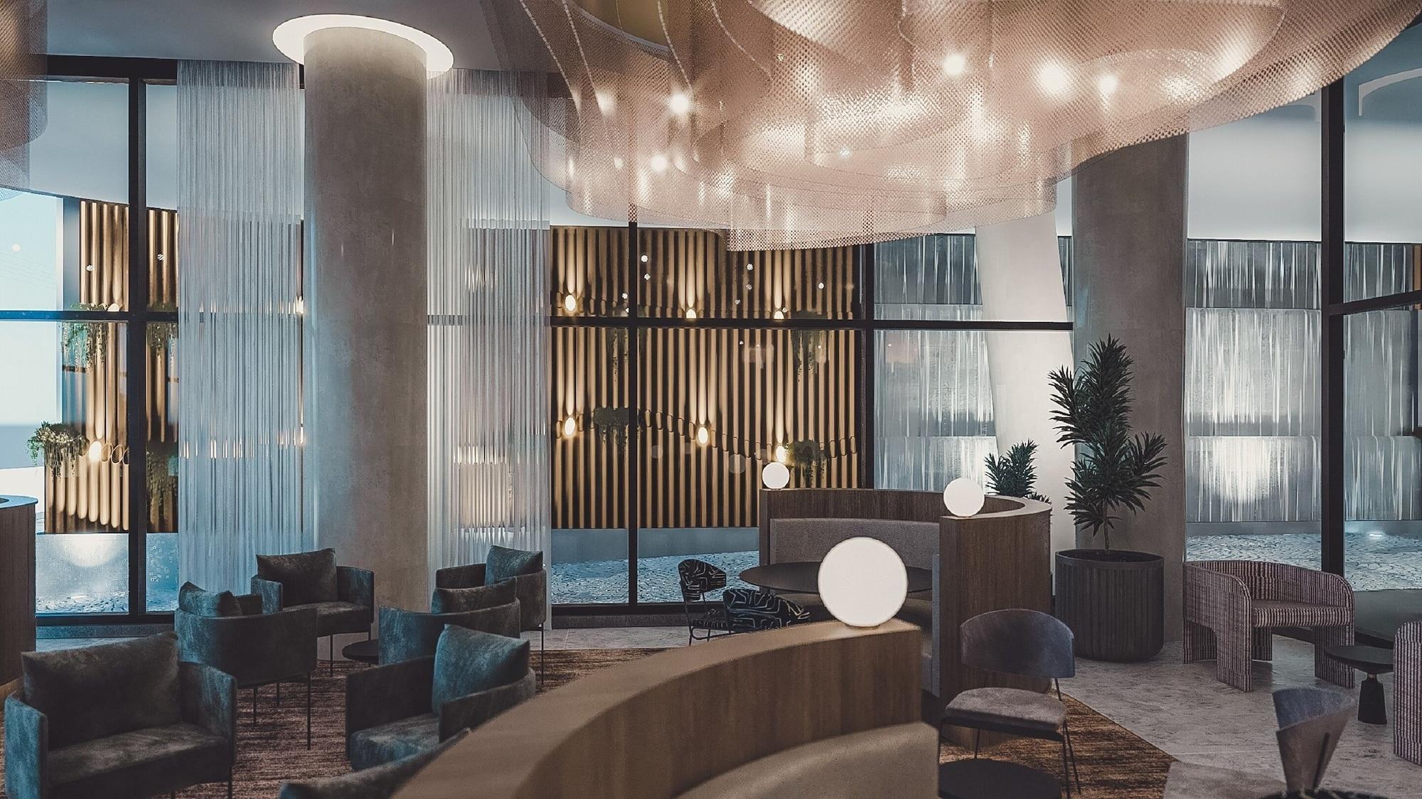 Oakwood Premier Melbourne Aparthotel Exterior foto The interior of the hotel