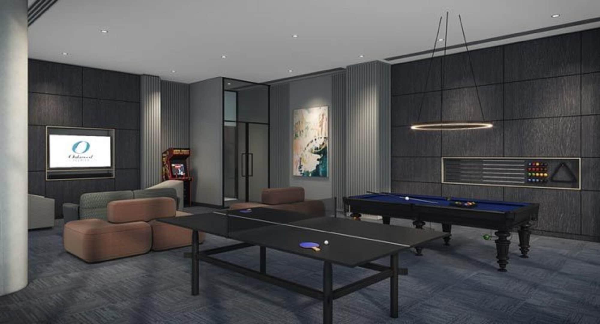 Oakwood Premier Melbourne Aparthotel Exterior foto The game room