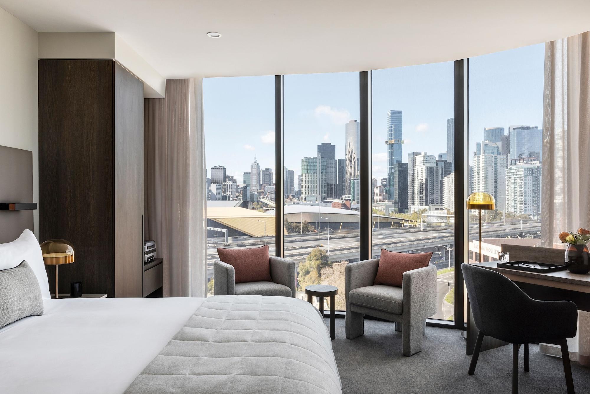 Oakwood Premier Melbourne Aparthotel Exterior foto A guest room at the Westin Melbourne