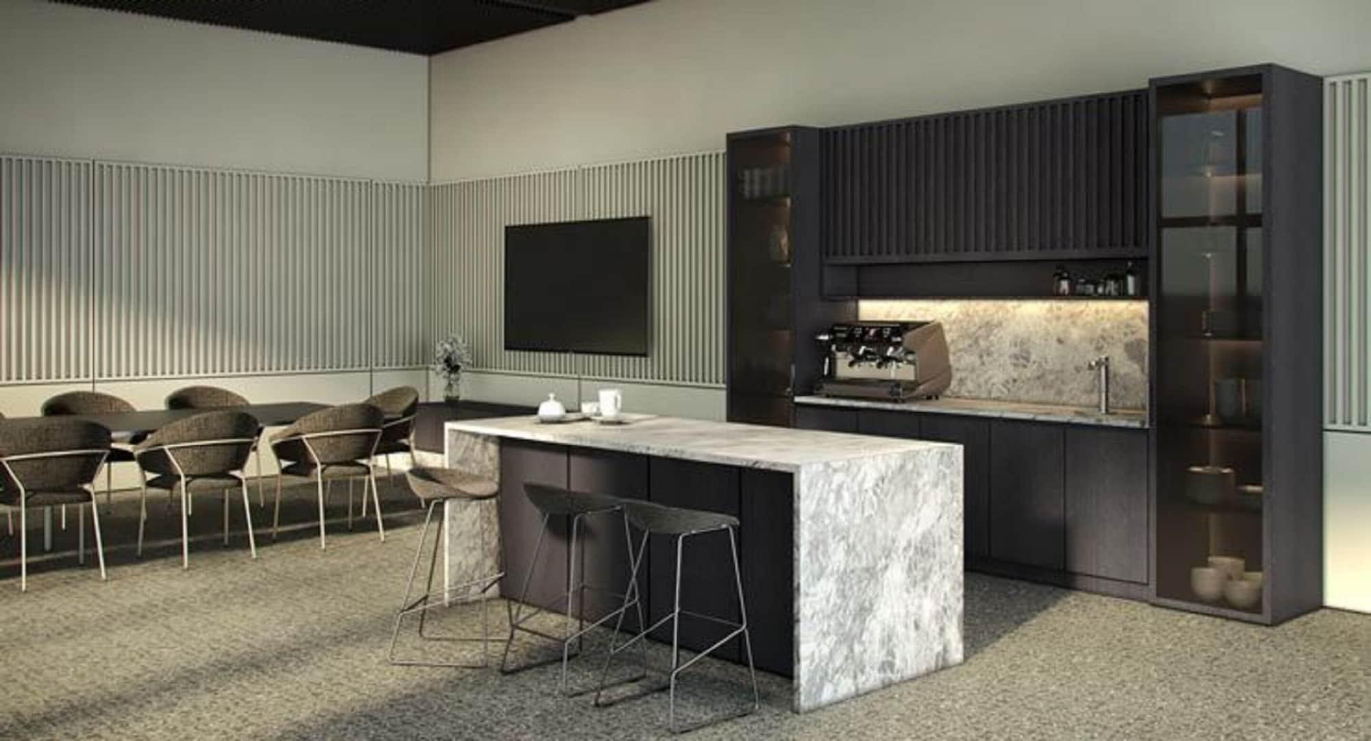 Oakwood Premier Melbourne Aparthotel Exterior foto The kitchen at the new home of the National Portrait Gallery