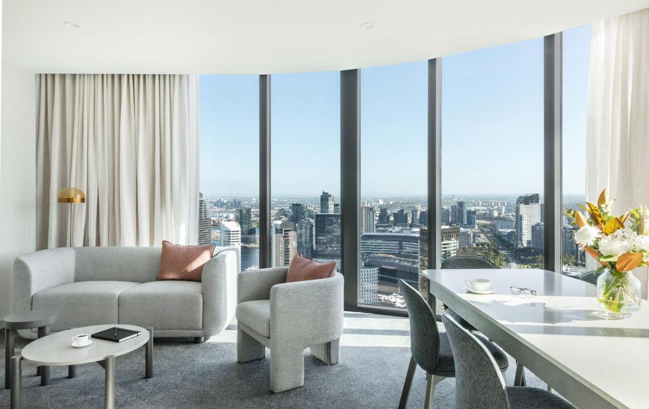 Oakwood Premier Melbourne Aparthotel Exterior foto The interior of a typical apartment